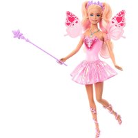 Imagen de Barbie - Muñeca Barbie Hada con varita de juguete.