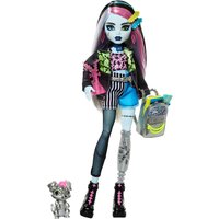 Imagen de Monster High - Muñeca Frankie Stein con mascota perrito Watzie Monster High.