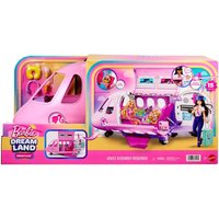 Imagen de Barbie - Barbie Avión de Ensueño, avión con micrófono funcional, 5 sonidos, 3 zonas de juego y 14 accesorios.