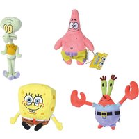 Imagen de Simba - Peluche Bob Esponja En Display: Patricio, Bob, Sr. Cangrejo Y Calamardo 20 Cm Simba modelos surtidos.