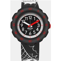 Flik Flak - Reloj de niño Goal! FPSP064 Bio PET reciclado estampado negro.