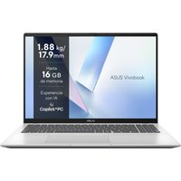 Asus - Portátil ASUS Vivobook 16 M1607KA-MB150W Copilot+ PC, Ryzen AI 5-330, 16GB, 512GB SSD, 16', W11.