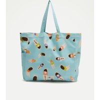 Jo & Mr. Joe - Bolso shopping de playa estampado.