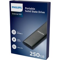 Philips - Disco Duro externo SSD Philips FM25SS031P, 250 GB, USB-C.
