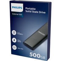 Philips - Disco Duro externo SSD Philips FM50SS031P, 500 GB, USB-C.