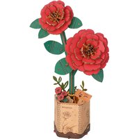 Imagen de Robotime - Maqueta de madera Robotime Camelia Roja.