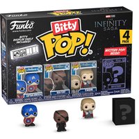 Funko - Pack 4 Figuras Funko Bitty POP: The Avengers Classics modelos surtidos.
