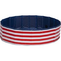 Beeztees - Piscina para perros Rayas rojas Doggy Dip Beeztees.