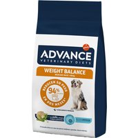 Advance Veterinary Diets - Pienso para perros adultos medianos y grandes Advance Weight Balance Dietas Veterinarias.