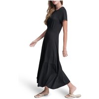 DKNY - Vestido largo manga corta.