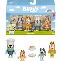 Imagen de Bluey - Pack de 4 Figuras Let'S Play Chef Bluey Moose.