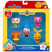 Imagen de BANDAI - Pack de 5 figuras Plim Plim Sus Amigos Bandai.