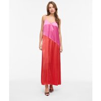 Vila - Vestido de mujer tobillero sin mangas con escote pico.
