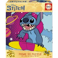 Imagen de EDUCA - Puzzle 3D Lenticular 500 Stitch Disney Educa.