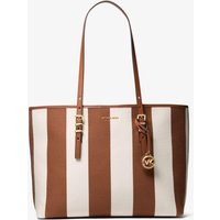 Michael Michael Kors - Bolso shopper de mujer quinn grande de lona a rayas.