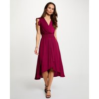 Morgan - Vestido midi holgado sin mangas.