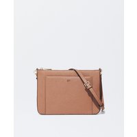Parfois - Bandolera de mujer lisa con asa ajustable y cierre de cremallera.