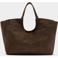 Parfois - Bolso shopper con cierre de cremallera y neceser extraíble en liso.
