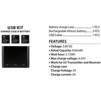 XVIVE - Sistema inalámbrico con micrófono de solapa Xvive U5C.
