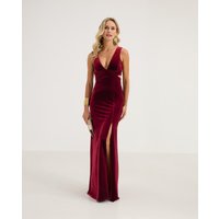 Veneno en la piel - Vestido largo sin mangas con aberturas laterales.