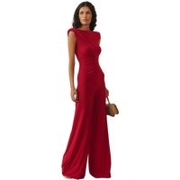 MIPHAI - Mono de corte maxi con escote lágrima en espalda.