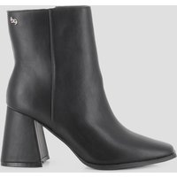 Blogger - Botines de mujer con tacón ancho y puntera cuadrada.