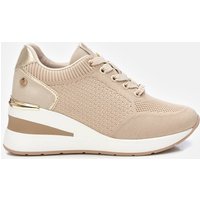 Xti - Zapatillas deportivas de mujer con cuñas y elásticas.