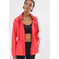 Ysabel Mora - Chaqueta deportiva cortavientos con capucha y bolsillos.