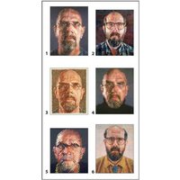 Puzzle Chuck Close - 12 cubes pour six autoportraits Pomegranate