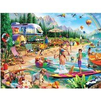 Puzzle Pièces XXL - Campside - Journée Au Lac - Ez Grip Master Pieces