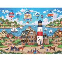 Puzzle Heartland Collection - Ballons Au-Dessus De La Baie Master Pieces