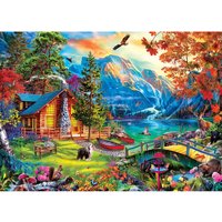 Puzzle Tranquility - Retraite Au Coucher Du Soleil Master Pieces