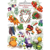 Puzzle Farmer's Almanac - Fruits Et Légumes Master Pieces