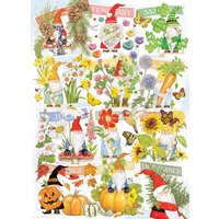 Puzzle Une Vie de Gnome Heureux Cobble Hill