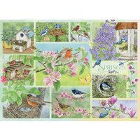 Puzzle Oiseaux de Jardin au Printemps Cobble Hill