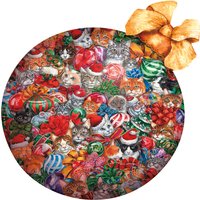 Puzzle Décoration de Noël Chats SunsOut