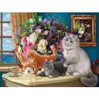 Puzzle Pièces XXL - Le Tableau des Chatons SunsOut