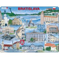 Puzzle Cadre - Souvenirs de Bratislava, Slovaquie (en Anglais)