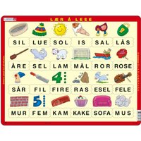 Puzzle Cadre - Apprendre à Lire (en Norvégien) Larsen