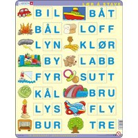 Puzzle Cadre - Apprendre à épeler 4 (en Norvégien) Larsen