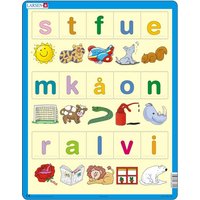 Puzzle Cadre - Apprendre les Lettres (en Norvégien) Larsen