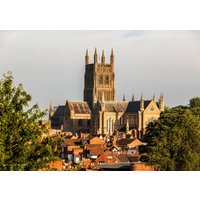 Puzzle Worcester Cathedral viewed from Fort Royal Park Grafika