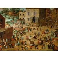 Puzzle Brueghel Pieter : Les Jeux d'enfants, 1560 Grafika