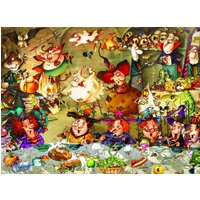 Puzzle François Ruyer - Repas entre Sorcières Grafika