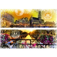 Puzzle Travel around the World - Belgique et Pays-Bas Grafika