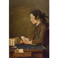 Puzzle Jean Siméon Chardin : Le Château de Cartes, 1737 Grafika Kids