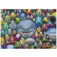 Puzzle Poissons Colorés Dino