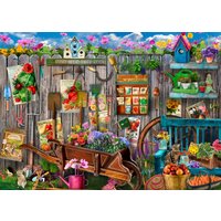 Puzzle Outils de Jardin sur la Clotûre Bluebird Puzzle