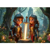 Puzzlefr Profitez dune remise de 24% sur le puzzle Les Gardiens de lÉpée de Lumière