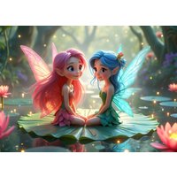 Puzzlefr Bénéficiez de 24 % de réduction sur le puzzle Les Fées du Nénuphar